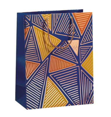 Geschenktasche 70010 12742, Dreiecke, 260mm x 335mm