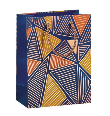 Geschenktasche 70010 11742, Dreiecke, 170mm x 225mm