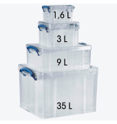 Aufbewahrungsbox BP35+9+3+1.6CCB, Polypropylen transparent