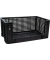 Aufbewahrungsbox 64OFCRATE-BK, außen 71x44x31cm, recycelbares Polypropylen schwarz