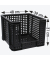 Aufbewahrungsbox 35OFCRATE-BK, außen 48x39x31cm, recycelbares Polypropylen schwarz