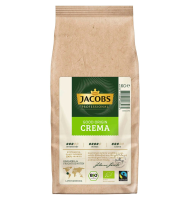 Good Origin Café Crema Kaffeebohnen Arabicabohnen 1,0 kg