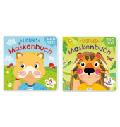 Malbuch Maskenbuch 2 Titel sortiert