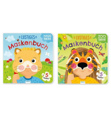 Malbuch Maskenbuch 2 Titel sortiert