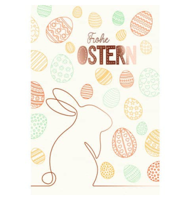 Osterkarten 13-2266 11,5x17cm 115mm x 170mm (BxH) bunt