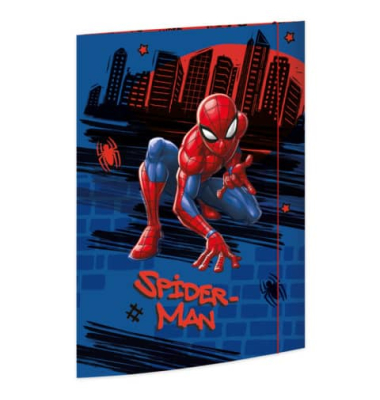 Gummizugmappe 45391, A3 bunt Karton 500g, mit 3 Einschlagklappen