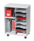 Bürowagen grau 54,2 x 33,5 x 54,4 cm