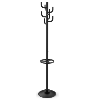 Kleiderständer MAULpolaris 9402090 schwarz Metall 8 Haken 36,5 x 177,0 cm