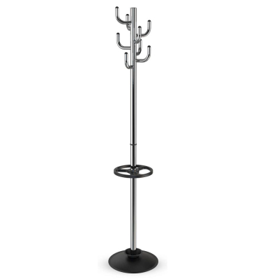 Kleiderständer MAULpolaris 9402596 silber Metall 8 Haken 36,5 x 177,0 cm