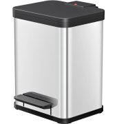 Öko uno Plus M Mülleimer 17,0 l silber