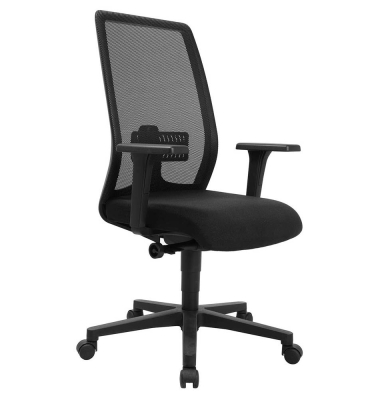 Bürostuhl EURO STAR 200, EU20OG200 Stoff schwarz, Gestell schwarz
