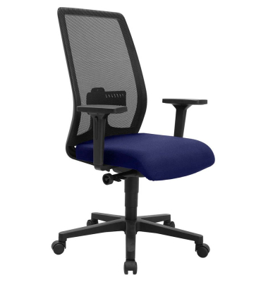 Bürostuhl EURO STAR 200, EU20OG260 Stoff blau, Gestell schwarz