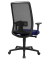 Bürostuhl EURO STAR 200, EU20OG260 Stoff blau, Gestell schwarz
