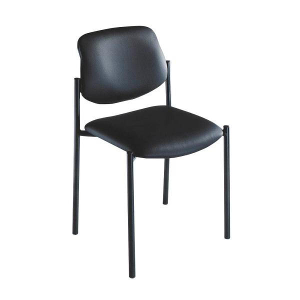 4045513003618 - Besucherstuhl Quad schwarz schwarz ohne Armlehnen 4-Fuß-Gestell 4045513003618 4 Stück 4045513003618 - Besucherstuhl Quad schwarz schwarz ohne Armlehnen 4-Fuß-Gestell 4045513003618 4 Stück