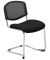 4 Nowy Styl Besucherstuhl Iso Ergo Mesh schwarz Stoff