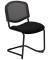 4 Nowy Styl Besucherstuhl Iso Ergo Mesh schwarz Stoff