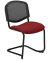 4 Nowy Styl Besucherstuhl Iso Ergo Mesh bordeaux Stoff