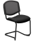 4 Nowy Styl Besucherstuhl Iso Ergo Mesh anthrazit, schwarz Stoff