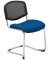 4 Nowy Styl Besucherstuhl Iso Ergo Mesh blau Stoff