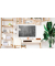 Magnettafel 90,0 x 60,0 cm grau