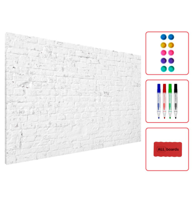 Magnettafel 90,0 x 60,0 cm weiß