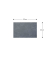 Magnettafel 90,0 x 60,0 cm anthrazit