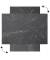 Magnettafel 90,0 x 60,0 cm schwarz