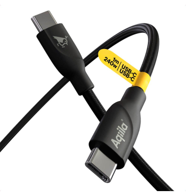 CB11 Ladekabel schwarz 1,0 m, 240 Watt