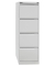 Hängeregistraturschrank 41,3 x 62,2 x 132,1 cm 4 Schubfächer lichtgrau