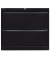 Hängeregistraturschrank 80 x 62,2 x 71,1 cm 2 Schubfächer schwarz