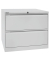 Hängeregistraturschrank 80 x 62,2 x 71,1 cm 2 Schubfächer lichtgrau
