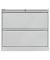 Hängeregistraturschrank 80 x 62,2 x 71,1 cm 2 Schubfächer lichtgrau