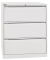 H&auml;ngeregistraturschrank DF3696 Office, verkehrswei&szlig;, 3 Schubladen, 2-bahnig