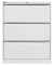 H&auml;ngeregistraturschrank DF3696 Office, verkehrswei&szlig;, 3 Schubladen, 2-bahnig