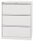 H&auml;ngeregistraturschrank DF3696 Office, verkehrswei&szlig;, 3 Schubladen, 2-bahnig