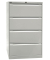 H&auml;ngeregistraturschrank DF4696 Office, verkehrswei&szlig;, 4 Schubladen, 2-bahnig