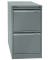 Hängeregistraturschrank 41,3 x 62,2 x 71,1 cm 2 Schubfächer silber