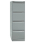 Hängeregistraturschrank 41,3 x 62,2 x 132,1 cm 4 Schubfächer silber