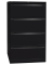 Hängeregistraturschrank 80 x 62,2 x 132,1 cm 4 Schubfächer schwarz