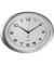 Wanduhr 186-10 oval si/ws
