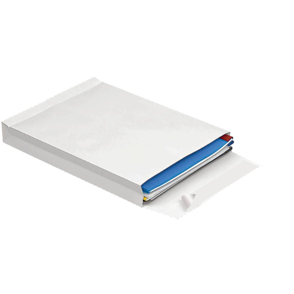 4018529001695 - Faltentaschen 30007364 C4 ohne Fenster 20mm-Falte haftklebend 120g weiß 4018529001695 100 Stück