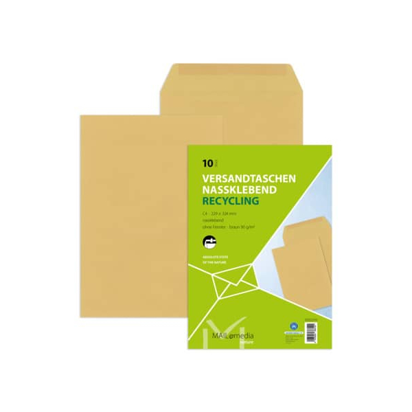 4003928388102 - Versandtaschen 30002510 C4 ohne Fenster nassklebend 90g braun 4003928388102 10 Stück