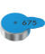 Knopfzellen Hearing Aid H&ouml;rger&auml;te, PR44 / 675, 1,45 Volt