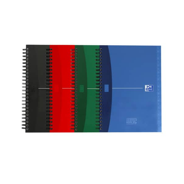 3020120028002 - Adressbuch sortiert A5 80 farbig sortiert 3020120028002 Oxford