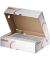 Archivbox 128005, A4, weiß, Karton