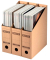 Archiv-Stehsammler Premium 60830000, A4, braun, Wellpappe