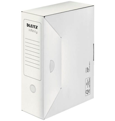 Archivbox Infinity 60890000, A4, weiß, Karton