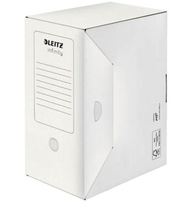 Archivbox Infinity 60920000, A4, weiß, Karton