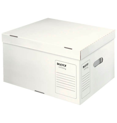 Archivcontainer Infinity L 61040000, A4, weiß, Karton