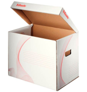 Archivcontainer 128911, weiß, Karton